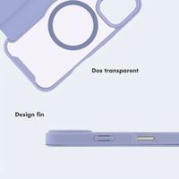 imoshion Bookcase transparente avec MagSafe Apple iPhone 16 - Lilas