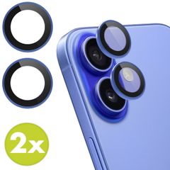 imoshion Lot de 2 protections d'objectif de caméra Apple iPhone 16 / 16 Plus - Ultramarine