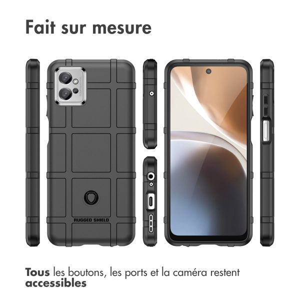 imoshion Coque Arrière Rugged Shield Motorola Moto G32 - Noir