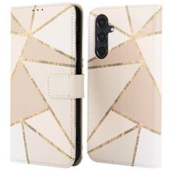 imoshion Étui de télephone portefeuille Design Samsung Galaxy A55 - Beige Graphic
