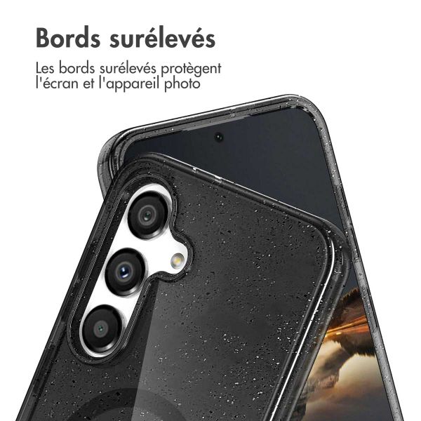 imoshion Coque Pailletée avec MagSafe Samsung Galaxy S24 - Glitter Noir