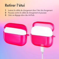 imoshion Coque Néon Apple AirPods Pro 2  - Rose Fluo