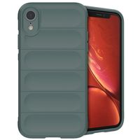 imoshion Coque arrière EasyGrip iPhone Xr - Vert foncé