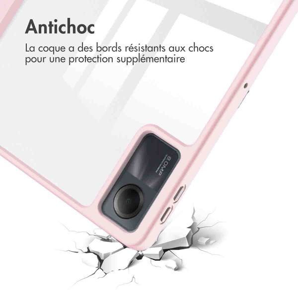 imoshion Coque tablette rigide Trifold Xiaomi Redmi Pad SE - Rose