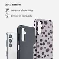 Selencia Coque arrière Vivid Tough Samsung Galaxy A14 (5G/4G) - Trendy Leopard