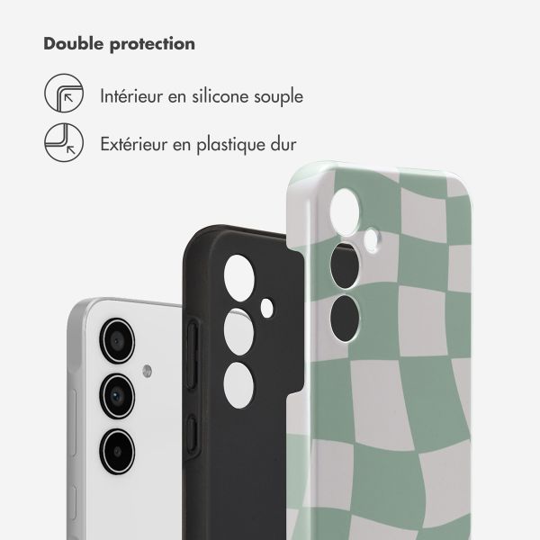 Selencia Coque arrière Vivid Samsung Galaxy A35 - Groovy Sage Green