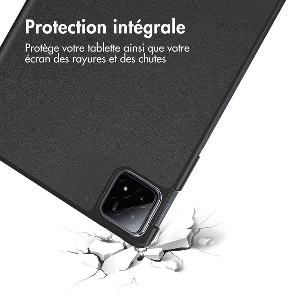 imoshion Coque tablette Trifold Xiaomi Pad 6S Pro 12.4 - Noir