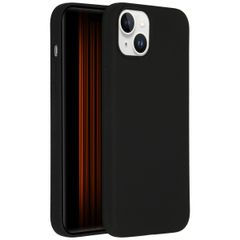 Accezz Coque Liquid Silicone Apple iPhone 15 Plus - Noir