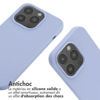 imoshion Coque en silicone avec cordon Apple iPhone 14 Pro - Violet