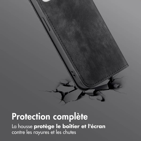 imoshion Étui de téléphone portefeuille Slim Apple iPhone 11 - Noir