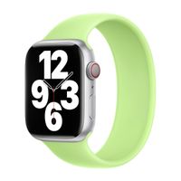Apple Bracelet Boucle unique en Silicone Apple Watch | 44/45/46/49 mm - Taille 12 - Sprout Green