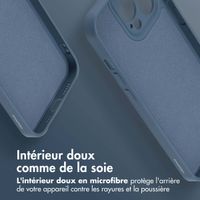 imoshion Coque Couleur avec MagSafe Apple iPhone 13 Pro - Bleu foncé