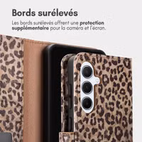 imoshion Étui de télephone portefeuille Design Samsung Galaxy A56 - Leopard Mood