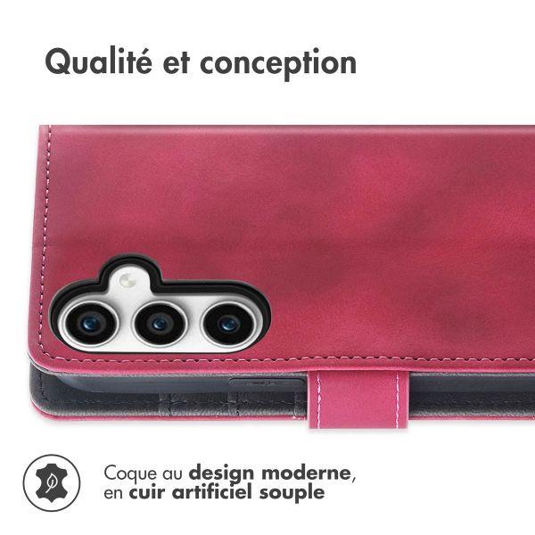 imoshion Etui de télephone portefeuille avec cordon Samsung Galaxy S23 FE - Rouge