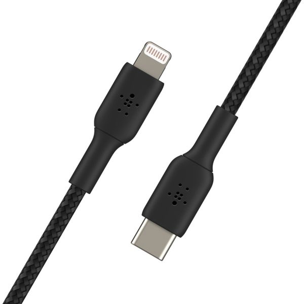 Belkin Boost↑Charge™ Braided Lightning vers câble USB-C - 2 mètres