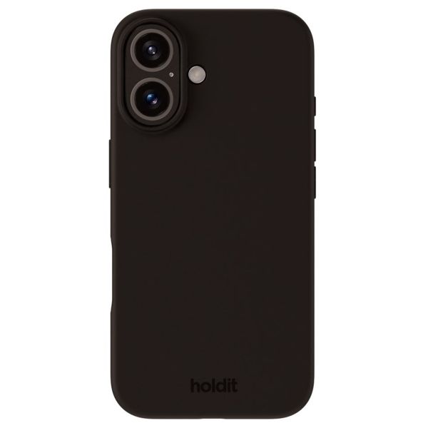 Holdit Coque Silicone iPhone 16 Plus - Black