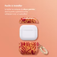Selencia Coque Vivid Apple AirPods 4 - Tropical Vibes Apricot