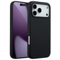 Accezz Coque Liquid Silicone avec MagSafe Apple iPhone 17 Pro Max - Noir