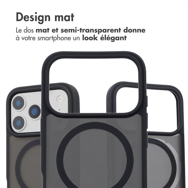 imoshion Coque Color Guard avec MagSafe Apple iPhone 17 Pro Max - Noir