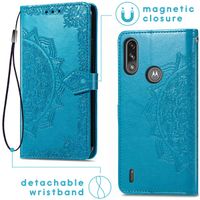 imoshion Etui téléphone portefeuille Moto E7i Power - Turquoise