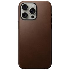 Nomad Coque Modern Leather iPhone 15 Pro Max - Brun