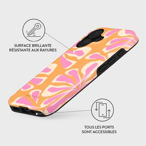 Burga Coque arrière Tough Apple iPhone 16 - Aloha