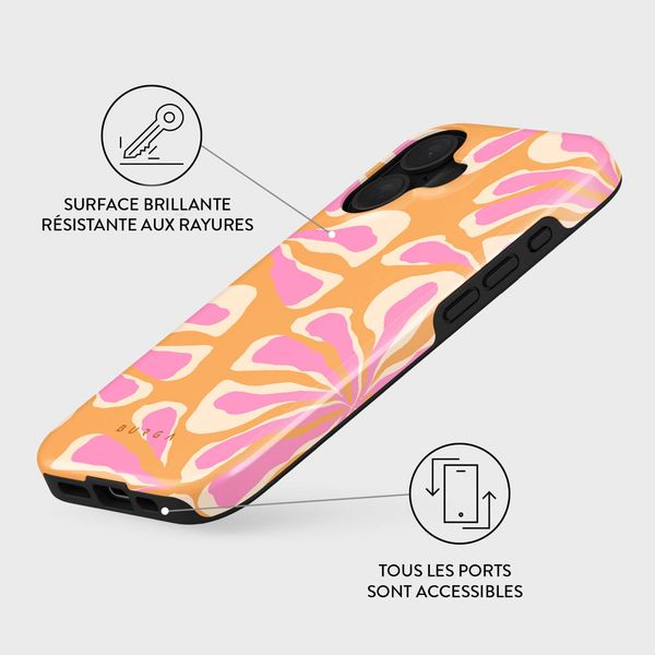 Burga Coque arrière Tough iPhone 16 - Aloha