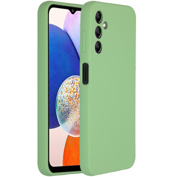 Accezz Coque Liquid Silicone Samsung Galaxy A14 (5G) - Vert