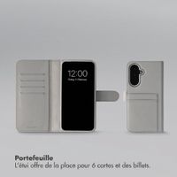 Selencia Étui portefeuille amovible Olyn avec MagSafe Samsung Galaxy A37 (5G) - Gris