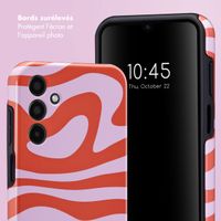 Selencia Coque arrière Vivid Samsung Galaxy A15 (5G/4G) - Dream Swirl Pink