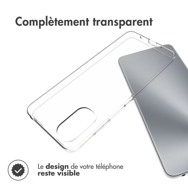 Accezz Coque Clear Motorola Moto E32 / E32s - Transparent