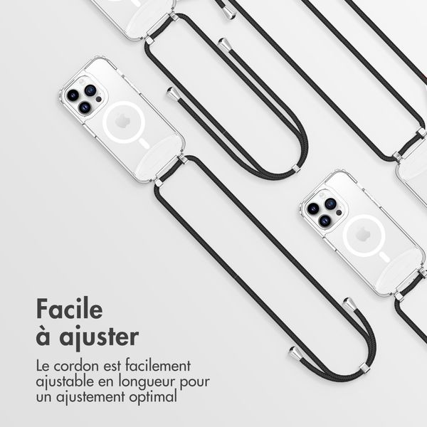 imoshion Coque MagSafe avec cordon amovible Apple iPhone 14 Pro - Transparent