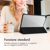 imoshion Coque tablette rigide Trifold Samsung Galaxy Tab S9 11.0 pouces - Noir