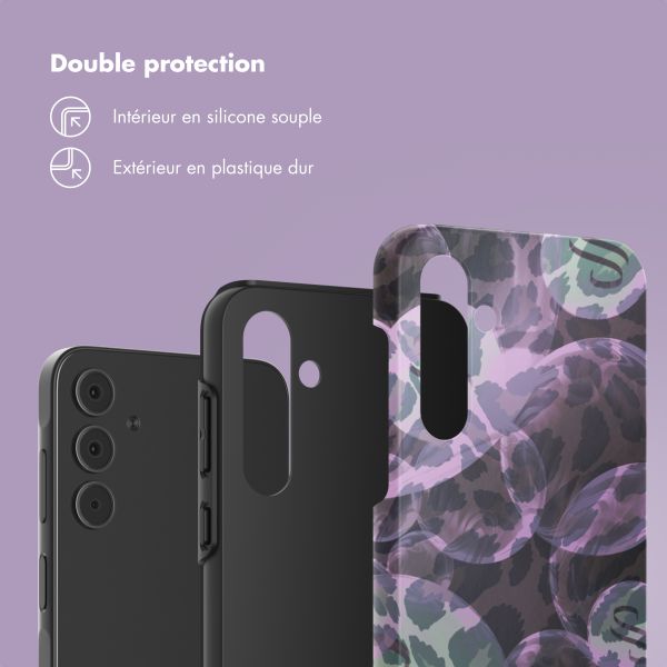 Selencia Coque arrière Vivid Samsung Galaxy A55 - Leo Bubble Green