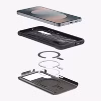 Spigen Coque Slim Armor MagSafe Samsung Galaxy S25 FE - Gunmetal