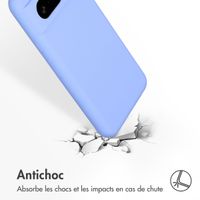 Accezz Coque Liquid Silicone Google Pixel 8 - Violet