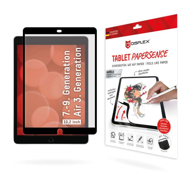 Displex Protecteur d'écran Papersense iPad 9 (2021) 10.2 pouces / iPad 8 (2020) 10.2 pouces / iPad 7 (2019) 10.2 pouces / iPad Air 1 (2013) - Transparent