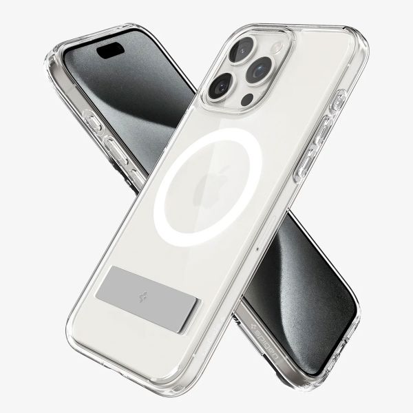 Spigen Coque Ultra Hybrid S MagSafe Apple iPhone 15 Pro Max - Transparent