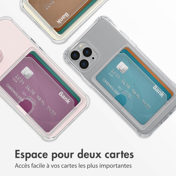 imoshion Coque silicone avec porte-cartes Apple iPhone 11 Pro - Transparent