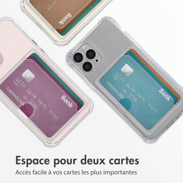 imoshion Coque silicone avec porte-cartes iPhone 11 Pro - Transparent