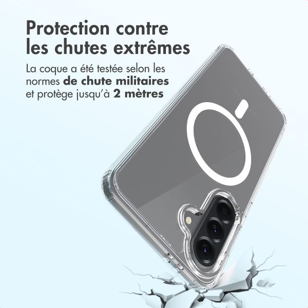 Accezz Coque arrière Xtreme Impact avec MagSafe Samsung Galaxy A56 - Transparent