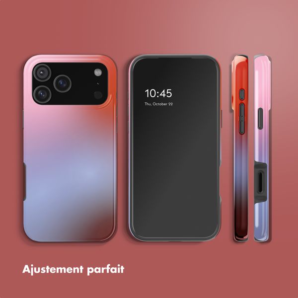 Selencia Coque arrière Vivid avec MagSafe Apple iPhone 17 Pro Max - Gradient Soft Blush