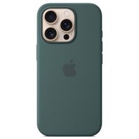 Apple Coque en silicone MagSafe Apple iPhone 16 Pro - Lake Green