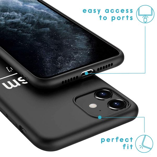 imoshion Coque Design iPhone 11 - Quote - Noir