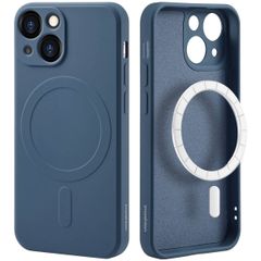 imoshion Coque Couleur avec MagSafe Apple iPhone 13 Mini - Bleu foncé