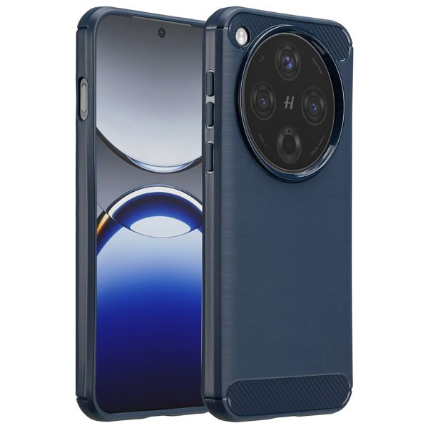 imoshion Coque Brushed Oppo Find X8 - Bleu foncé