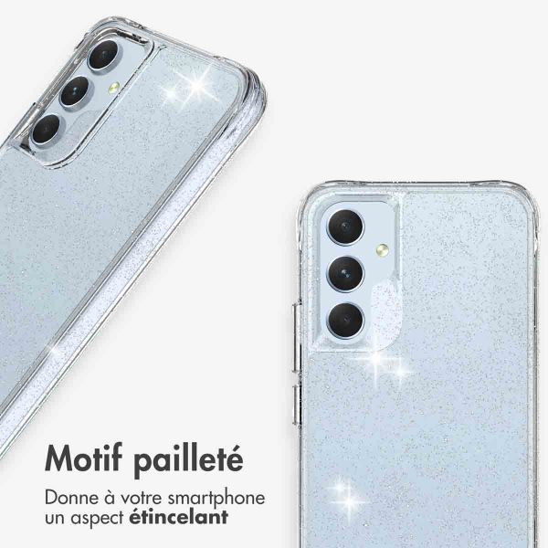 imoshion Coque Pailletée Samsung Galaxy A54 (5G) - Argent