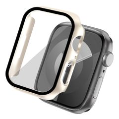 imoshion Coque rigide à couverture complète Apple Watch 7 / 8 / 9 - 41 mm - Lumière stellaire