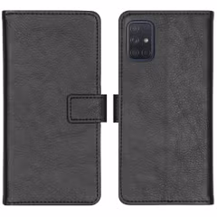 imoshion Étui de télephone portefeuille de luxe Samsung Galaxy A71 - Noir