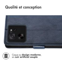 imoshion Étui de télephone portefeuille Xiaomi 13T / 13T Pro - Bleu foncé
